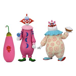 Preorder: Killer Klowns from Outer Space Toony Terrors Action Figure 2-Pack Slim & Chubby 15 cm