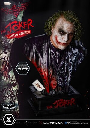 Preorder: The Dark Knight Premium Bust The Joker Limited Version 26 cm