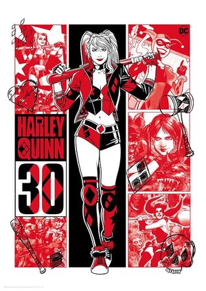 DC Comics Art Print Harley Quinn 30th Anniversary Limited Edition 42 x 30 cm