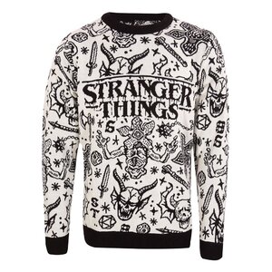 Preorder: Stranger Things Sweatshirt Christmas Jumper Collage Size XL