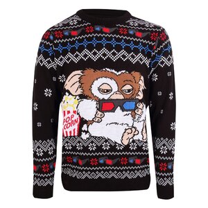 Preorder: Gremlins Sweatshirt Christmas Jumper Gizmo Popcorn Size XL