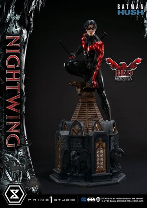 Preorder: Batman Hush Statue Nightwing Red Version 87 cm