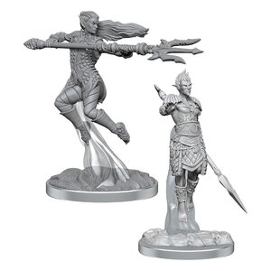 Preorder: D&D Nolzur's Marvelous Miniatures Unpainted Miniatures 2-Pack Sea Elf Fighters