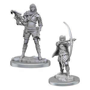 Preorder: WizKids Deep Cuts Miniatures Unpainted Miniatures 2-Pack Human Rogue