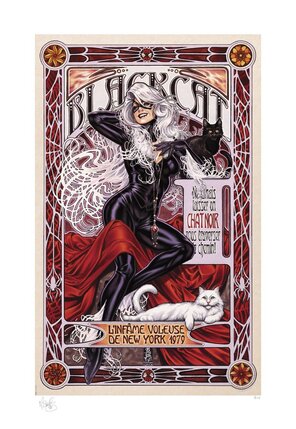 Marvel Art Print Black Cat: L'Infâme Voleuse 46 x 66 cm - unframed