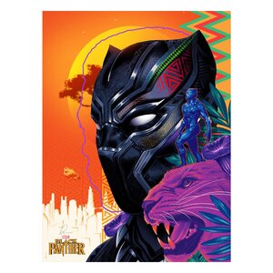 Marvel Art Print Black Panther: Long Live the King 46 x 61 cm - unframed