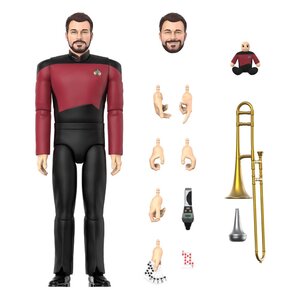Preorder: Star Trek: The Next Generation Ultimates Action Figure Commander Riker 18 cm