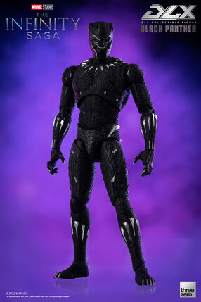 Preorder: Infinity Saga DLX Action Figure 1/12 Black Panther 17 cm