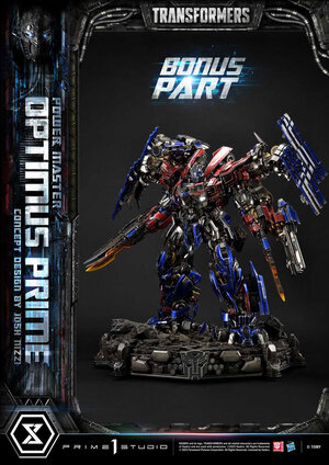 Preorder: Transformers Museum Masterline Statue Powermaster Optimus Prime Concept by Josh Nizzi Ultimate Bonus Version 99 cm