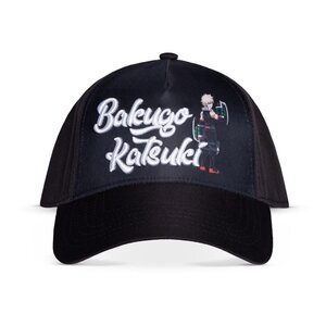 Preorder: My Hero Academia Curved Bill Cap Katsuki Bakugo 3D Logo