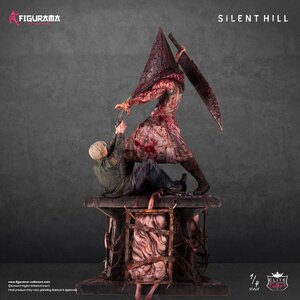 Preorder: Silent Hill Elite Exclusive Statue 1/4 Red Pyramid Thing VS James Sunderland 88 cm