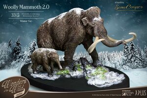 Preorder: Historic Creatures The Wonder Wild Series Statue The Woolly Mammoth 2.0 22 cm