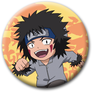 Przypinka Naruto - Kiba 02