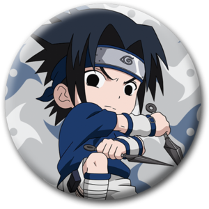 Przypinka Naruto - Sasuke 02
