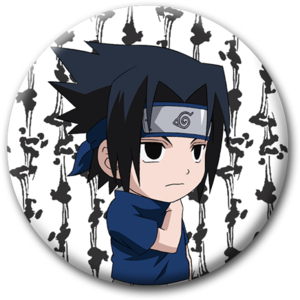 Przypinka Naruto - Sasuke 03
