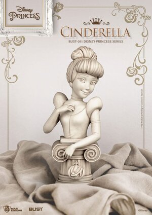 Preorder: Disney Princess Series PVC Bust Cindarella 15 cm