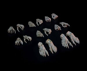 Preorder: Mythic Legions: Necronominus Action Figure Accessory Skeletons of Necronominus Hands/Feet Pack