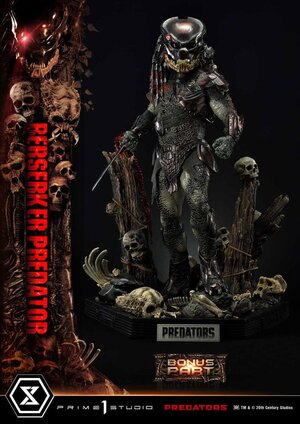 Preorder: Predators Statue Berserker Predator Deluxe Bonus Version 100 cm
