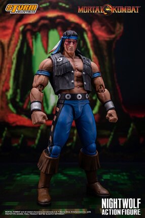 Preorder: Mortal Kombat Action Figure 1/12 Nightwolf 18 cm