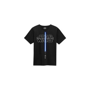 Preorder: Star Wars T-Shirt Glow In The Dark Lightsaber Size XL