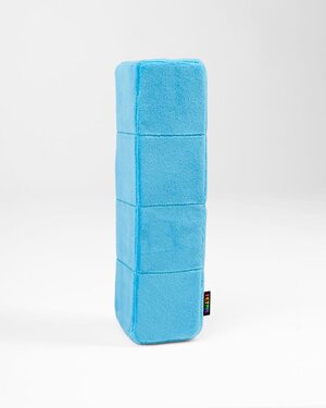 Preorder: Tetris Plush Figure Block I light blue