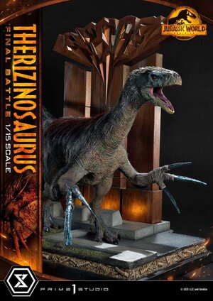 Preorder: Jurassic World: Dominion Legacy Museum Collection Statue 1/15 Therizinosaurus Final Battle Regular Version 55 cm