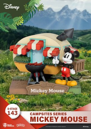 Preorder: Disney D-Stage Campsite Series PVC Diorama Mickey Mouse 10 cm