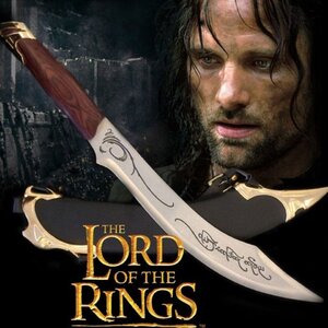 Preorder: LOTR Replica 1/1 Elven Knife of Aragorn 50 cm