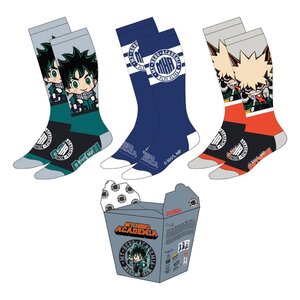 Preorder: My Hero Academia Socks 3-Pack Izuku x Bakugo