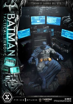 Preorder: DC Comics Throne Legacy Collection Statue 1/3 Batman Tactical Throne Deluxe Version 57 cm