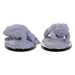 Preorder: WizKids Deep Cuts Miniatures Unpainted Miniatures 2-Pack Giant Frogs