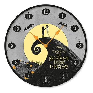 Nightmare Before Christmas Wall Clock Jack & Sally