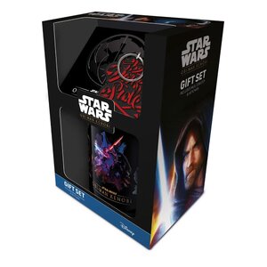 Preorder: Star Wars: Obi-Wan Kenobi Mug, Coaster and Keychain Set Battle