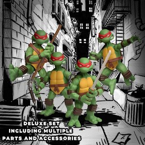Preorder: Teenage Mutant Ninja Turtles Action Figures Teenage Mutant Ninja Turtles Deluxe Set 8 cm
