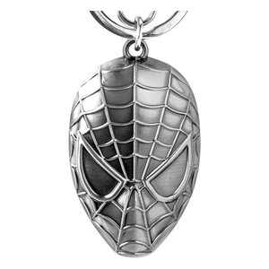 Marvel Metal Keychain Spider Man Head