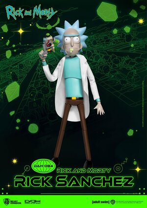 Preorder: Rick and Morty Dynamic 8ction Heroes Action Figure 1/9 Rick Sanchez 23 cm