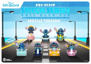 Preorder: Lilo & Stitch Pull Back Cars Blind Box 6-Pack Special Edition