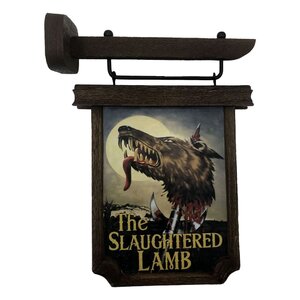 Preorder: An American Werewolf in London Scaled Prop Replica Pub Sign 6 cm