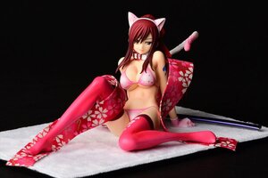 Preorder: Fairy Tail Statue 1/6 Erza Scarlet - Cherry Blossom CAT Gravure_Style 13 cm