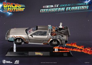 Preorder: Back to the Future Egg Attack Floating Statue Back to the Future II DeLorean Deluxe Version 20 cm