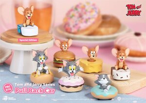 Preorder: Tom & Jerry Pull Back Cars Blind Box 6-Pack