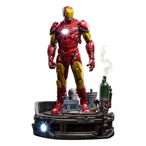 Preorder: Marvel Deluxe Art Scale Statue 1/10 Iron Man Unleashed 23 cm