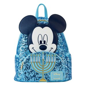 Disney by Loungefly Backpack Mickey Mouse Happy Hanukkah Menorah