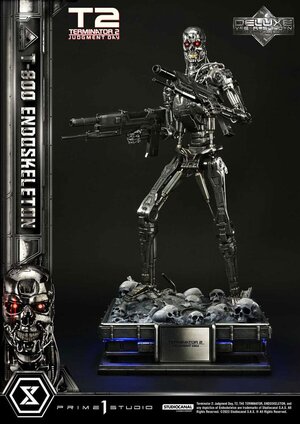 Preorder: Terminator 2 Museum Masterline Series Statue 1/3 Judgment Day T800 Endoskeleton Deluxe Bonus Version 74 cm