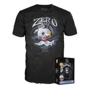 Nightmare Before Christmas Boxed Tee T-Shirt Zero w/Cane Size L