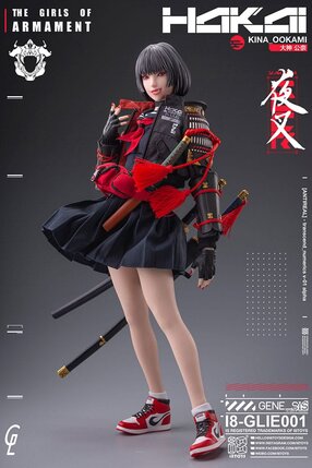 Preorder: Original Character i8Toys x Gharliera Action Figure 1/6 The Girls of Armament Kina Ookami 28 cm