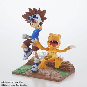 Preorder: Digimon Adventure Adventure Archives DXF PVC Statue Taichi & Agumon 15 cm