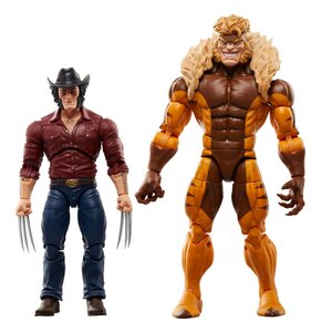 Wolverine 50th Anniversary Marvel Legends Action Figure 2-Pack Marvels Logan & Sabretooth 15 cm