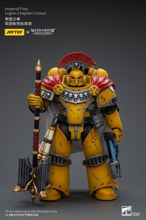 Warhammer The Horus Heresy Action Figure 1/18 Imperial Fists Legion Chaplain Consul 12 cm