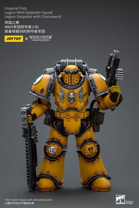 Preorder: Warhammer The Horus Heresy Action Figure 1/18 Imperial Fists Legion MkIII Despoiler Squad Legion Despoiler with Chainsword 12 cm